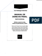 HOMICIDIO CULPOSO. Reategui Sanchez-2015. Manual Derecho Penal - Parte-Especial.