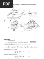 5.8.1 Governing Equations of Equilibrium of Composite Laminates