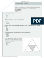 Prueba Inicial de 1º de ESO