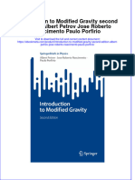 Introduction To Modified Gravity Second Edition Albert Petrov Jose Roberto Nascimento Paulo Porfirio Online Ebook Texxtbook Full Chapter PDF