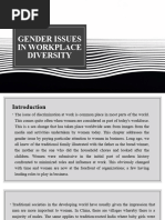 GENDER ISSUES in Workplace Diversity