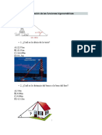 Aplicación de Las Funciones Trigonométricas