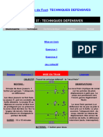 Académie Terre de Foot Téchniques Défensives