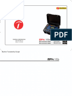 Tentech MPK-102e 100 A Digital Micro-Ohmmeter User Guide Manual Traduzido