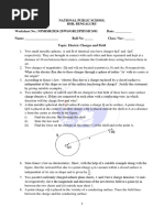 Electric Charges and Field