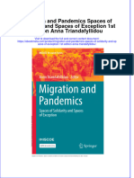 Migration and Pandemics Spaces of Solidarity and Spaces of Exception 1St Edition Anna Triandafyllidou Online Ebook Texxtbook Full Chapter PDF