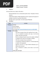 Lesson Plan Family and Friends 3 U5P6