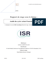 Rapport Stage s8