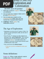 L4.5 Exploration and Colonisation