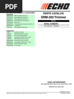 srm260 Parts Catalog Serial Numbers 0700100107999999