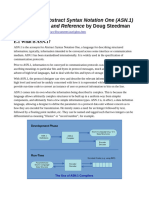 Abstract Syntax Notation One (ASN.1) - The Tutorial and Reference