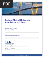 C02-039 - Rational Method Hydrologic Calculations With Excel - US - R1