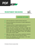 Investment Decisions