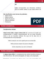 GOLD Teoria Gramatical - Aula 40 - Análise Sintática - Termos Do Predicado