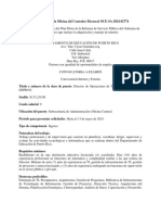 Subsecretaría de Administración Director de Operaciones de Tecnología Convocatoria 099