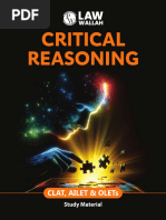 Critical Reasoning E - Modules PDF Only CLAT Risers 2025 Batch663b3c574b52f000180bc752