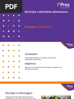 PPTAula 10 Saude Publica Nutricao Disturbios Alimentares