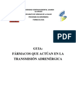 Farmacos Que Actuan en La Transmision Adrenergica