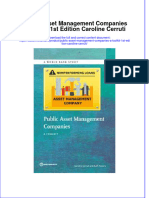 Public Asset Management Companies A Toolkit 1St Edition Caroline Cerruti Online Ebook Texxtbook Full Chapter PDF