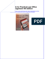 PDF Test Bank For Practical Law Office Management 4Th Edition Online Ebook Full Chapter