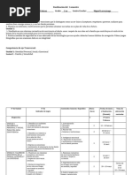 Dosificación 3° Creciendo en Valores