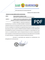 Ampliacion de Licencia 6 de Octubre Al 4 de Noviembre