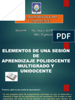 Elementos de La Sesión. Procesos Pedagógicos y Didácticos Actualizado. 2024