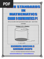 High Standards in Maths g9 p1 PDF