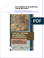 Ebook File Document 782download Social Norms in Medieval Scandinavia Jakub Morawiec Online Ebook Texxtbook Full Chapter PDF