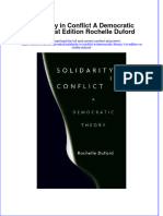 Ebook Solidarity in Conflict A Democratic Theory 1St Edition Rochelle Duford Online PDF All Chapter