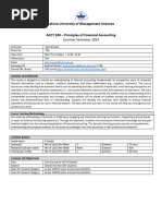 ACCT 100-Principle of Financial Accounting-Saira Rizwan