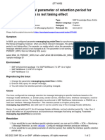 PI Global Parameter of Retention Period