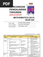 RPT MATH DLP YEAR 6 2023-2024 by Rozayus Academy