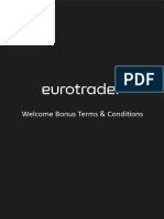 Eurotrader Welcome Bonus T&C