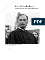 8 Justice Alito Is A True Believer