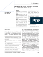 Intl J Eating Disorders - 2007 - Mond - Health Service Utilization For Eating Disorders Findings From A Community Based