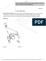 Carta de Servicio Cambio de Manguera 320-9747 Por 489-4248 Sistema Hidraulico