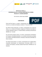 Protocolo para A Reordenacion Da Fachada Marítima Da Coruña