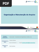 Organizacao Manutencao Arquivo