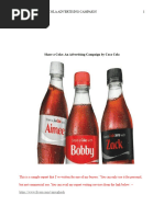 Share A Coke An Advertising Campaign by