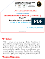 Organization Behaviour UNIT-4