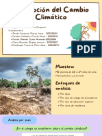 Percepción Del Cambio Climático