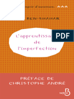 Tal Ben-Shahar - L'Apprentissage de L'imperfection