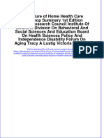 Download The Future Of Home Health Care Workshop Summary 1St Edition National Research Council Institute Of Medicine Division On Behavioral And Social Sciences And Education Board On Health Sciences Policy And online ebook  texxtbook full chapter pdf 