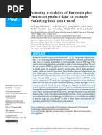 Assessing Availability of European Plant Protection Product Data. Example Evaluating Basic Area Treated 2022 21p IZMANTOTS