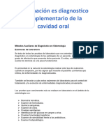 Métodos Auxiliares de Diagnóstico en Odontología EXPO