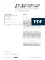 2020 - Epistemologias Do Sul e Descolonização Da Saúde - Por Uma Ecologia de Cuidados Na Saúde Coletiva