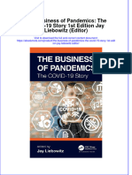 The Business of Pandemics The Covid 19 Story 1St Edition Jay Liebowitz Editor Online Ebook Texxtbook Full Chapter PDF