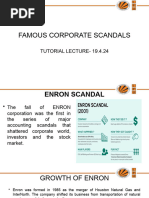 Famous Corporate Scandals