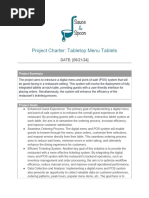 Activity Template - Project Charter